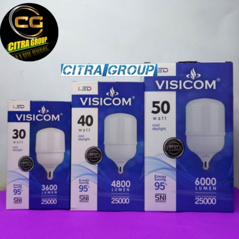 LAMPU LED VISICOM 30 Watt VISICOM GARANSI RESMI 1 TAHUN