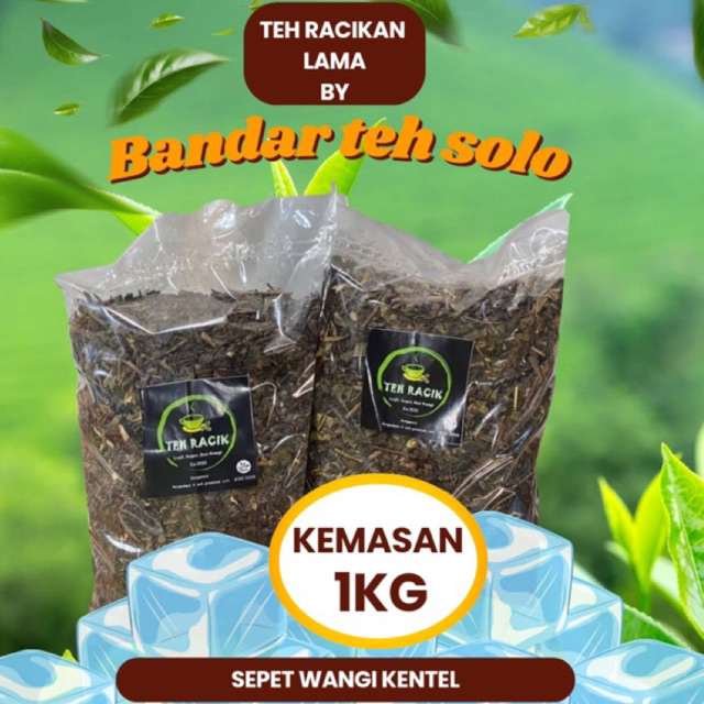 

TEH RACIK ASLI SOLO GINASTEL (SEPET KENTAL WANGI) 1kg