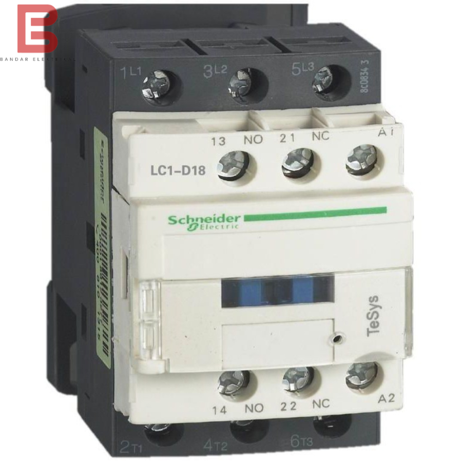 Kontaktor LC1D18 / Contactor LC1D18 Koil AC Schneider