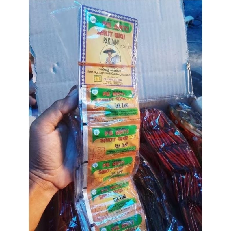 PAK TANI KUNING OBAT SAKIT GIGI 1 SLOP