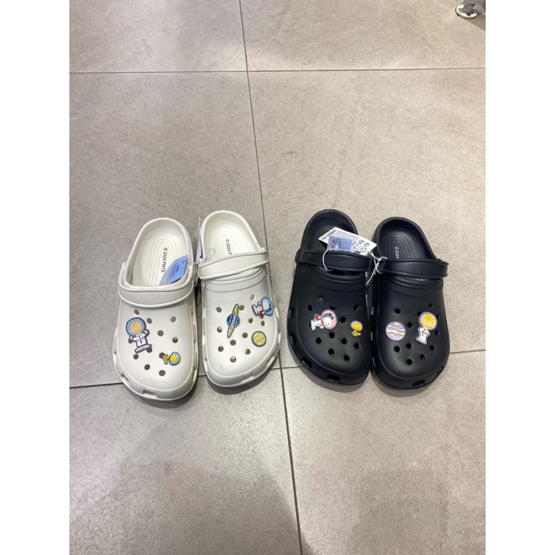 Miniso Original 🇲🇨 x Snoopy the little space explorer collection Women’s slippers Black and white / 