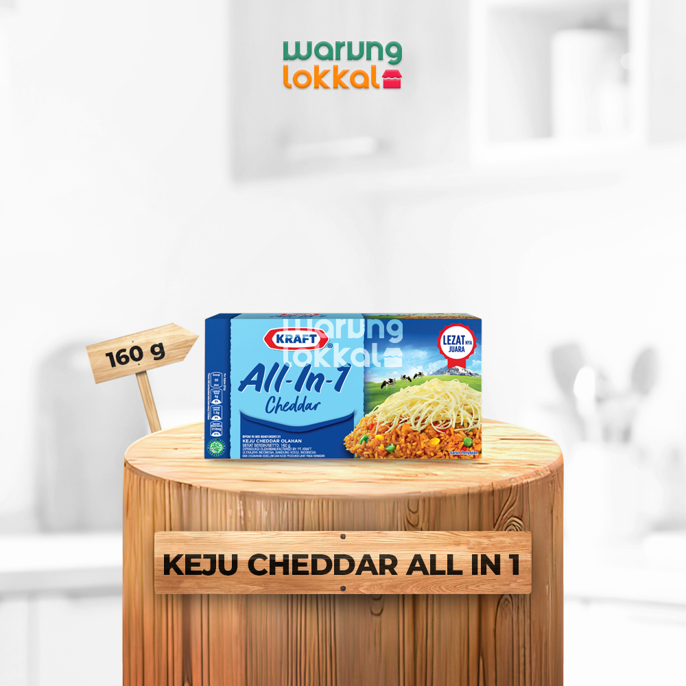 

Kraft Cheddar All In 1 160g - Warung Lokkal