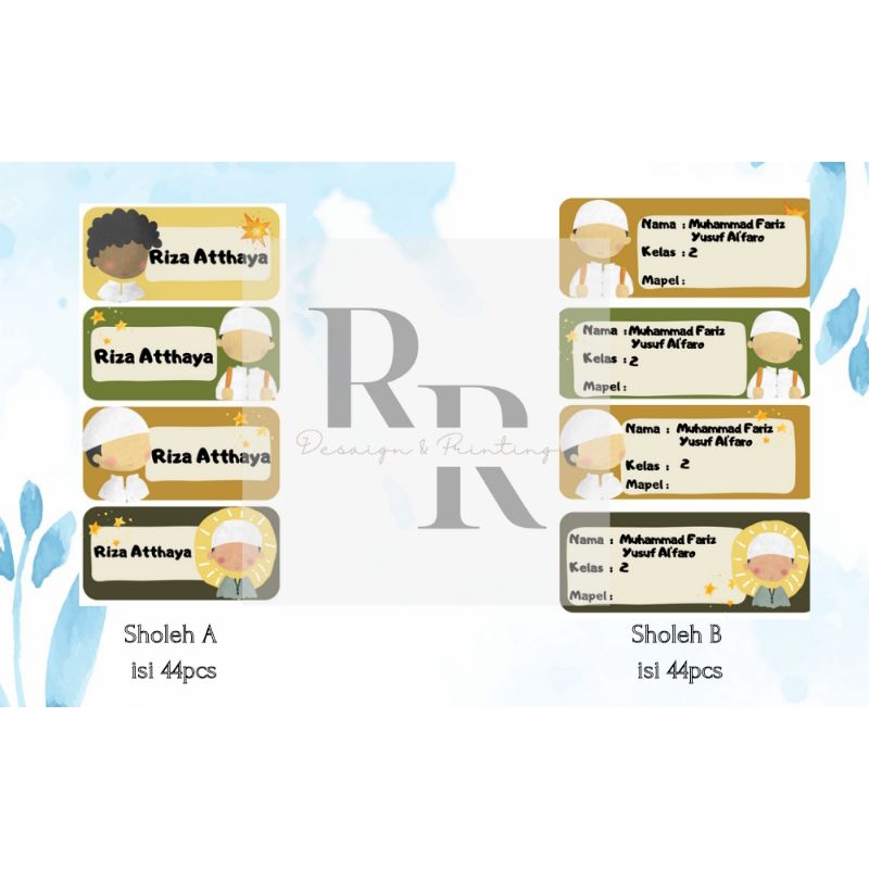 

Stiker Nama ATK/buku