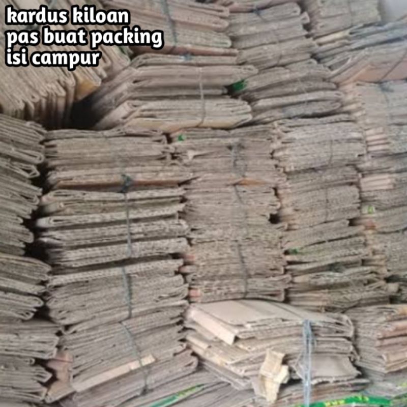 

kardus packing kiloan bahan prakarya