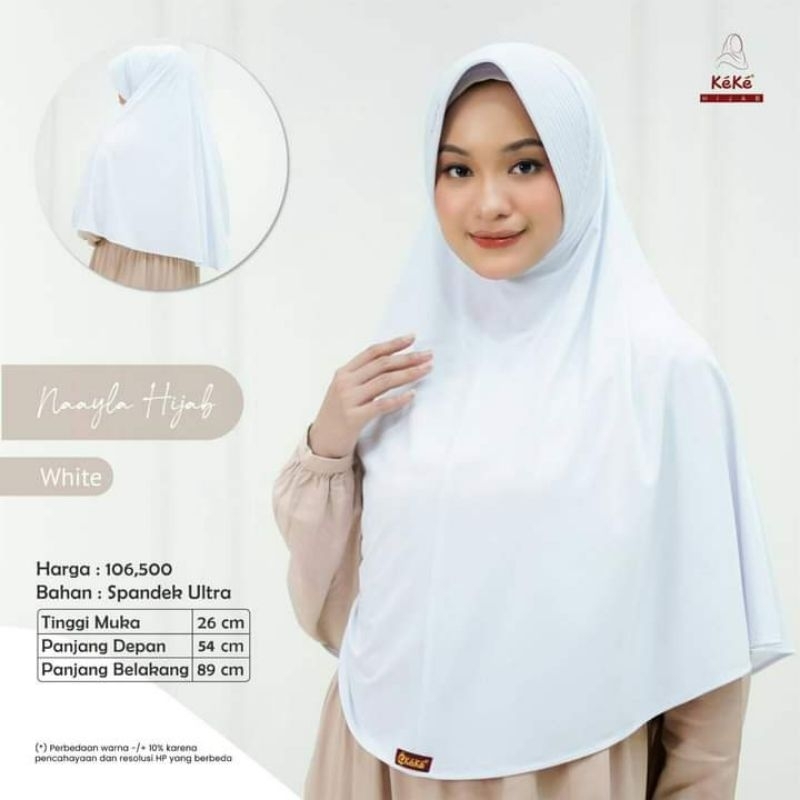 Hijab Jersey polos - Hijab terbaru 2024 - Bergo Keke Nayla jumbo//