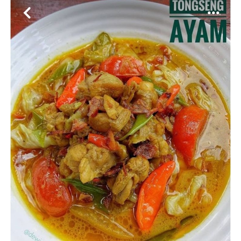 

Tongseng Ayam Tanpa Santan siap makan