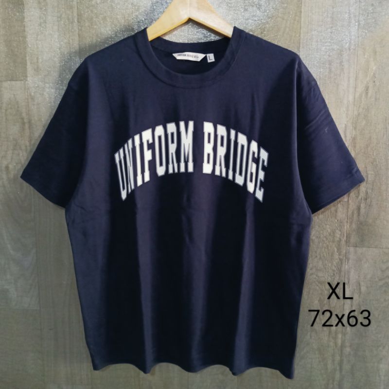 Kaos T-Shirt Oversize Uniform Bridge CO Second Original 100%