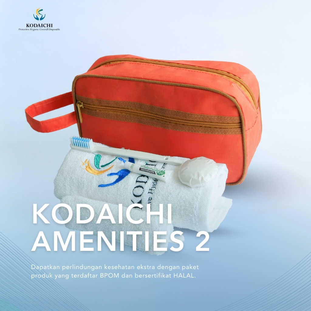 Paket Amenities Hotel / Rumah Sakit- KODAICHI-Paket handuk, Sabun, Washlap, Dental Kit (AMINITIES 2)