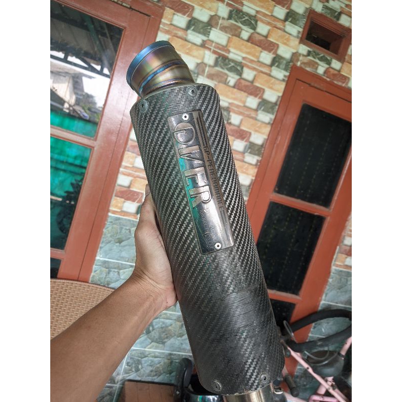 knalpot over racing titanium original