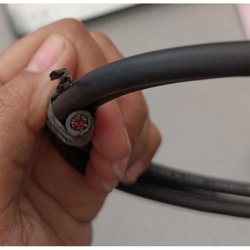 Kabel NYAF 10mm Hitam JEMBO 10 mm Kabel Serabut NYAF Ecer per meter