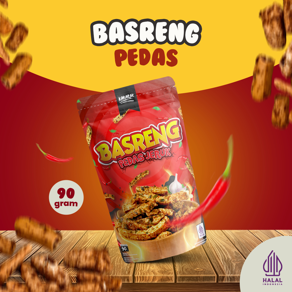 

Kakarak - Basreng Pedas Jeruk - Cemilan Bakso Goreng 90gr