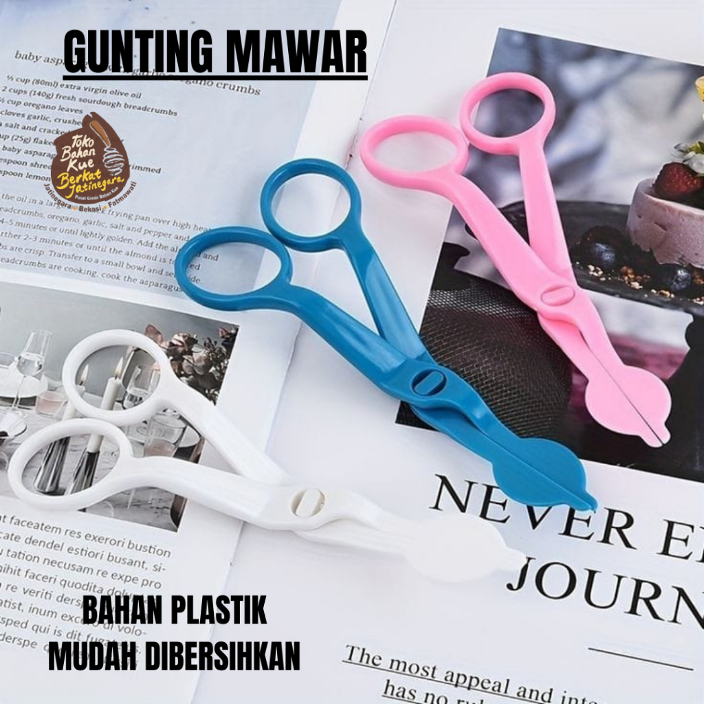 

GUNTING MAWAR ALAT DEKORASI BUTTER CREAM / GUNTING MAWAR BUTTER CREAM / PCS