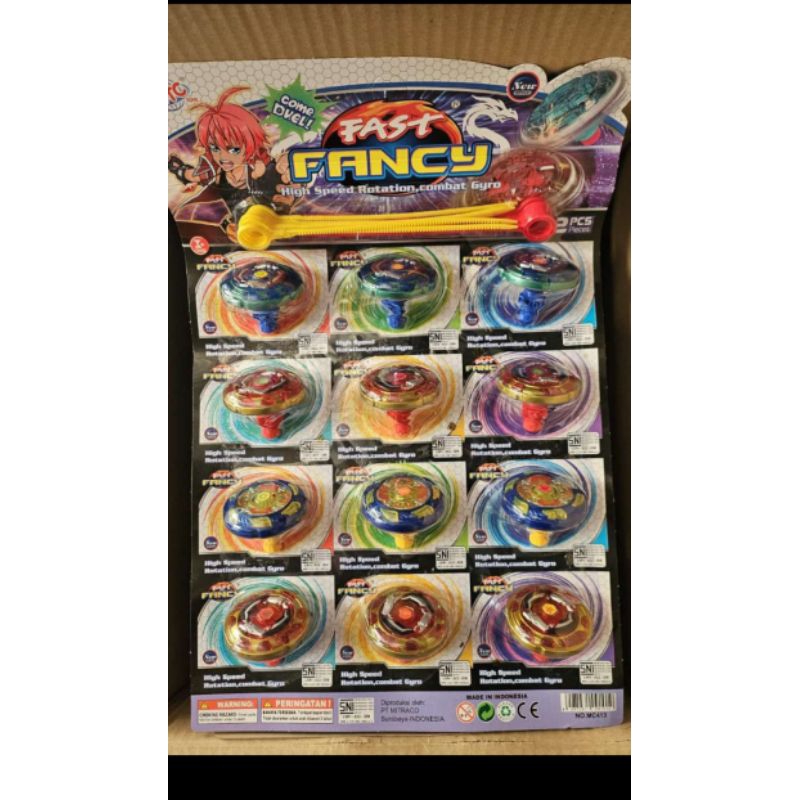 1Pcs Mainan Fancy Gangsing Beyblade Torblade MC 413