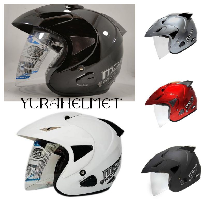 HELM MDS PROTECTOR/ hel mds protector / helm half face mds helm pria/wanita