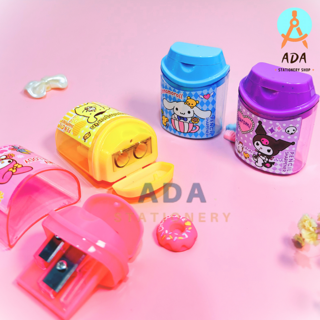 

( 1 pc ) RAUTAN pensil SANRIO 7048 / OROTAN PENSIL SANRIO/ SHARPENER /RAUTAN KUROMI/CINAMOROL/MELODY