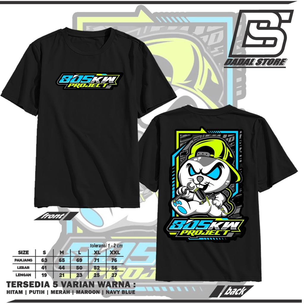 KAOS BOS KW PROJECT BAHAN KATUN COMBED 30S SABLON DTF KAOS HEREX 2TAK TWO STROKE KAOS HONDA GANK