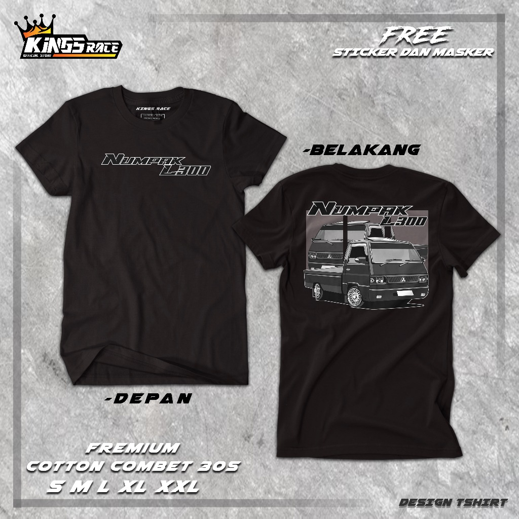 Kaos Mobil L300 | Kaos Numpak L300 | Kaos Pickup | kingsrace