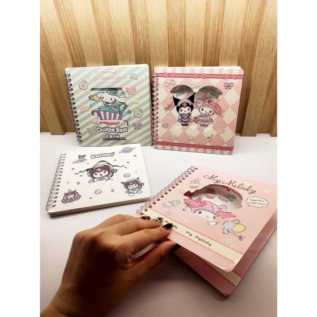 

BINDER BOOK MIDDLE SANRIO XQ | BUKU TULIS BINDER SANRIO | KUROMI | MELODY | CINAMORROL | BUKU TULIS | DIARY BOOK | NOTES BOOK | NOTES | @wallpaper_dbest