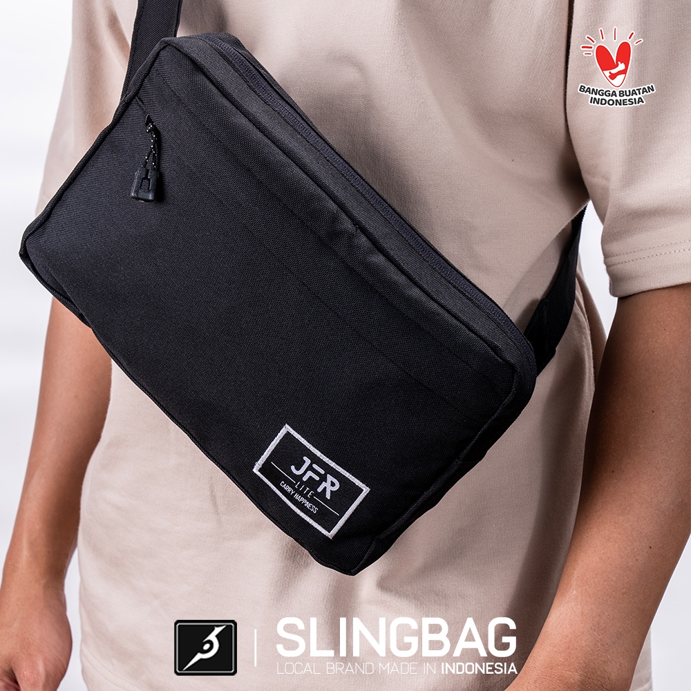 JFR Baskara Waist Bag - Tas Selempang Bahan Polyester JT03