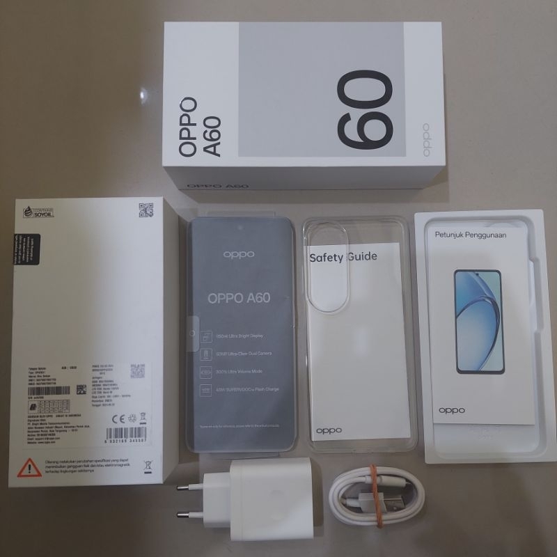 Opo A60 ram 8/128gb garansi resmi indonesia // handphone second //liek new