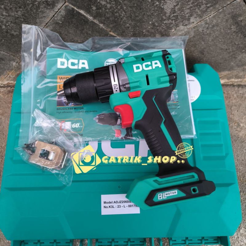 Bor DCA ADJZ2060 20V Bor Baterai DCA 2060 Cordless Hammer Drill