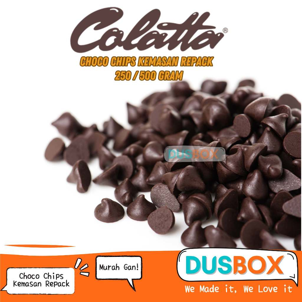 

ChocoChips Colatta Repack 250gr - 500gr / Choco Chips Cokelat Colatta / Choco Chips Repack 250/500gr / Choco Chips Cokelat /Choco Chips Cokelat Repack