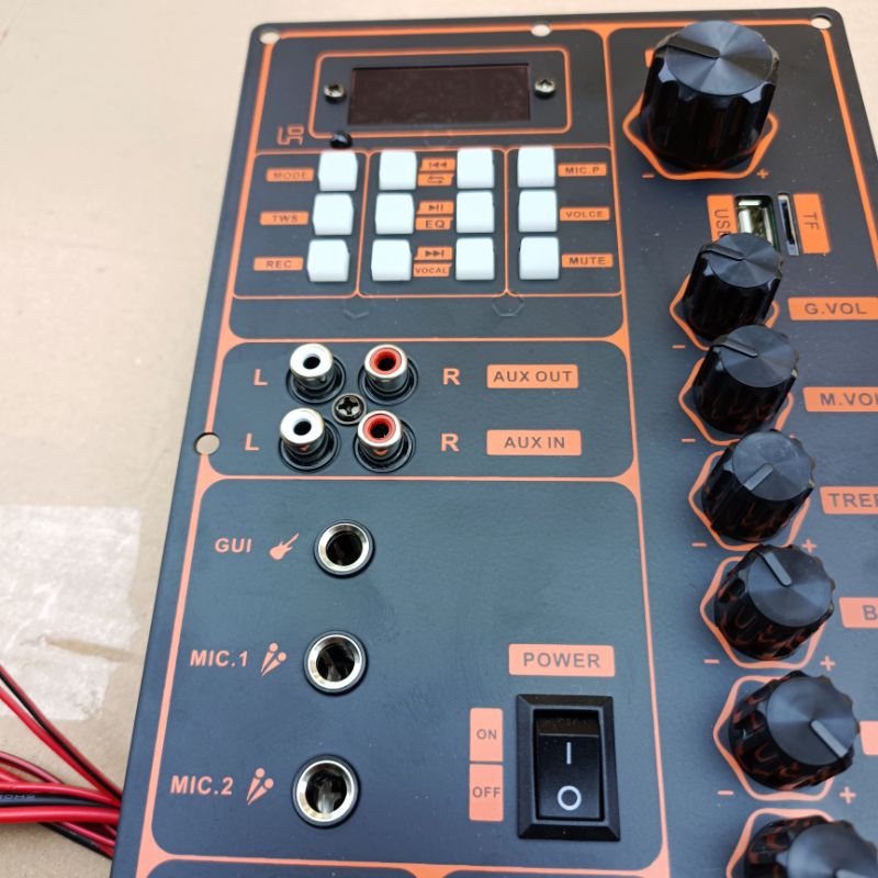 FREE ONGKIR Siap Pakai Kit Power Ampli Spiker Aktif Cas Ulang Subwoofer Amplifier Angkat 4 Speaker