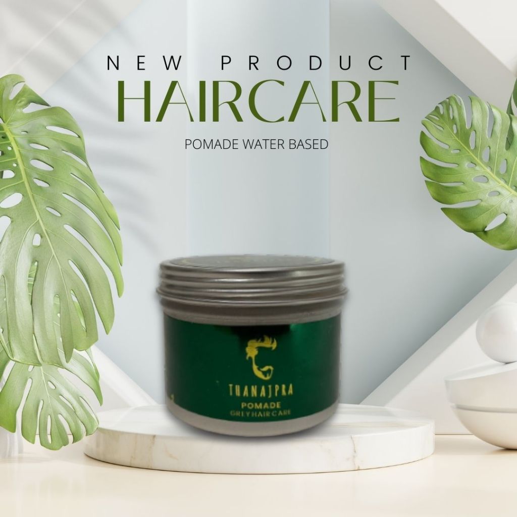 Thanajpra Pomade Waterbased Uban Menutrisi Rambut Mengurangi Rontok Melembabkan Halal BPOM