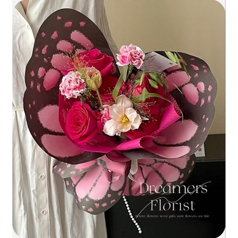 

Ecer Kraft Paper Wings Butterfly Kupu Kupu ( 1 set)