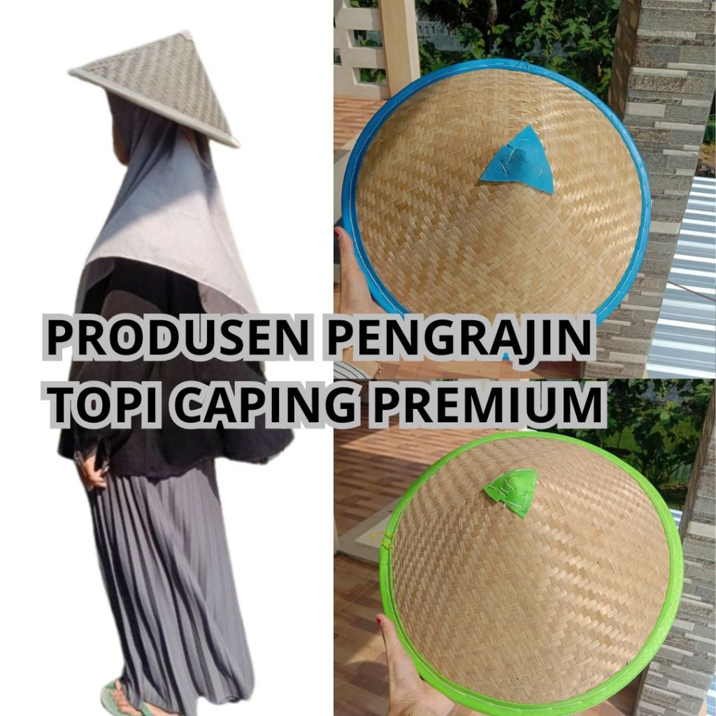 TOPI CAPING PREMIUM - CAPING OSPEK / MOS - CAPING WARNA POLOS