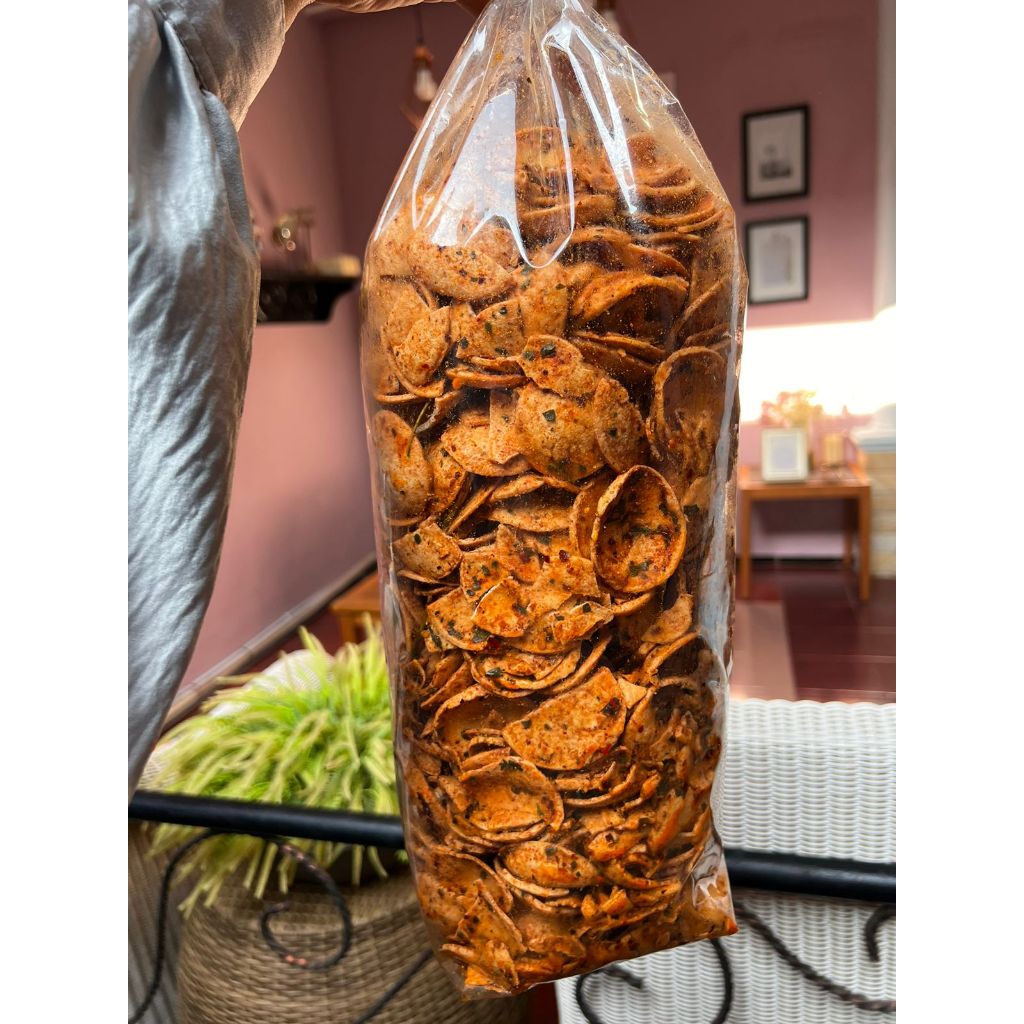 

BASRENG CIKME Basreng Koin Pedas Daun Jeruk 2 Kg