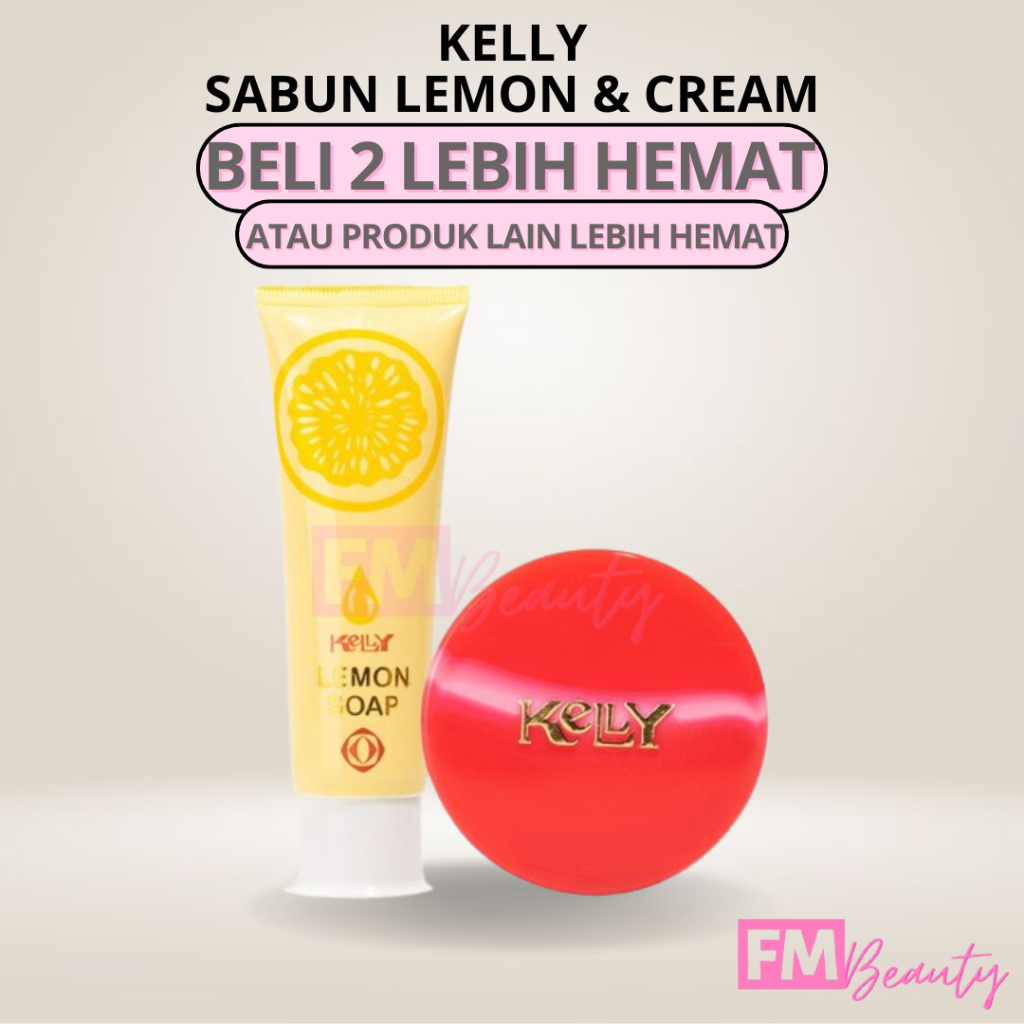 Kelly Pearl Cream Original 100% BPOM / Kelly Lemon Soap / Krim Kelly / Sabun Pembersih Wajah