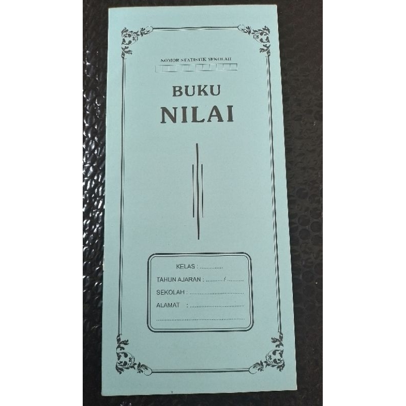 

1 Buku Nilai (warna dikirim random)