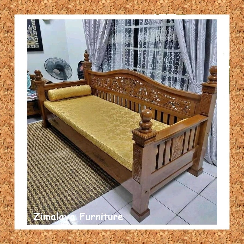 Bangku Ukir, Bangku Kayu Aesthetic, Bangku Kayu Outdoor, Bangku Jati, Bangku Teras Depan