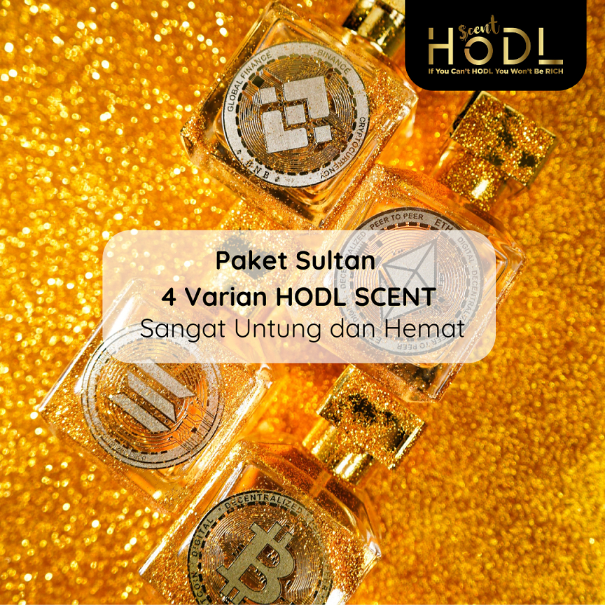 Hodl Scent Paket Sultan 4 Botol Eau De Perfume 75ml EDP Tahan Lama