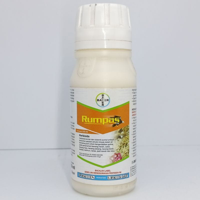 Herbisida Purna Tumbuh Rumpas 110EW Kemasan 100ml Untuk Mengendalikan Gulma Pada Bawang Merah, Cabai