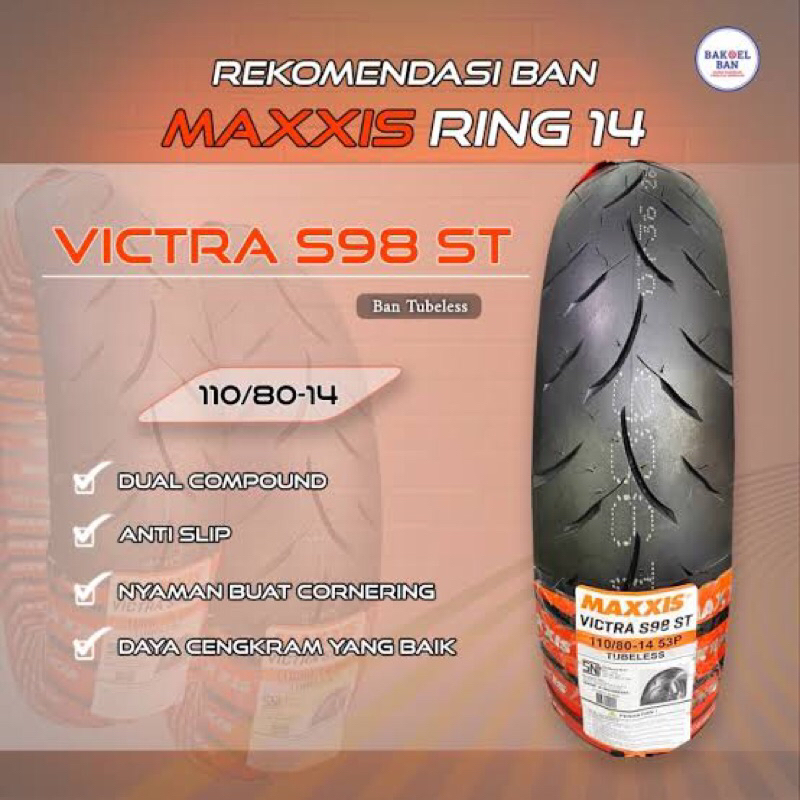 BAN LUAR MAXXIS RING 14 MATIC PCX AEROX
