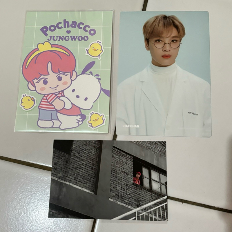 official postcard pc nct 127 jungwoo sanrio pochacco haechan season greetings 2020 sg20 limitless