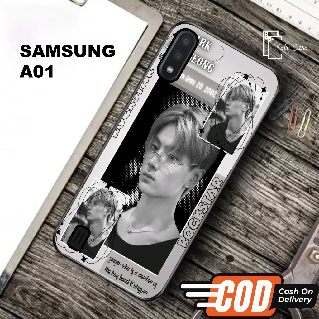 [A10] JAY ENHYPEN CASING SAMSUNG A01 - CUSTOM TYPE CASE MURAH - CASING SAMSUNG A01 UNTUK COWOK CEWEK