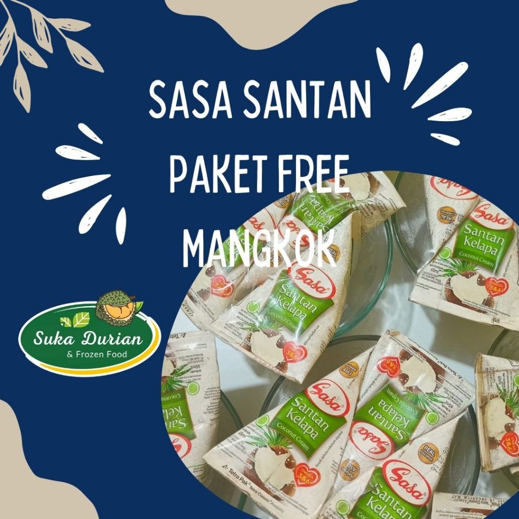 

Sasa Santan 3pcs free Mangkok