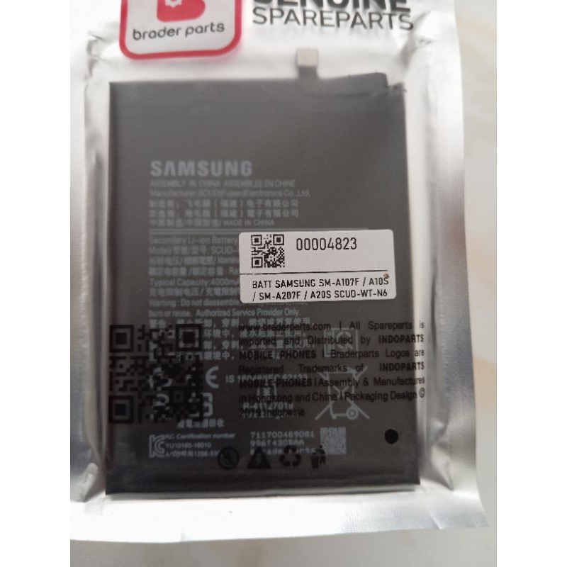 Baterai samsung a10s original