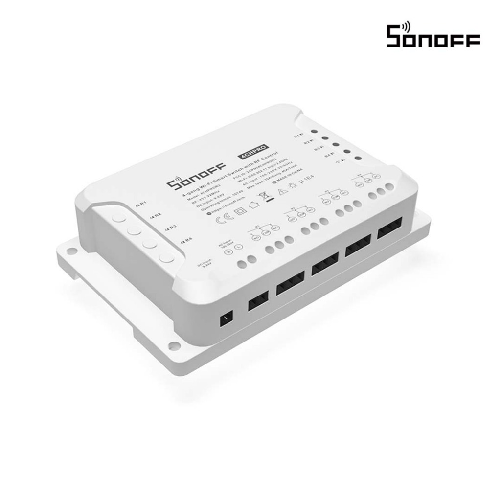 SONOFF Smart Switch 4CHPROR3 Smart Breaker Wireless Smart Home Saklar Pintar Otomatis  - Grosir