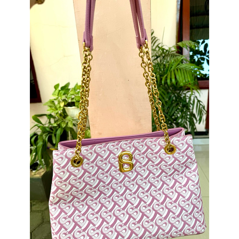 BIMU shoulder bag pink (As is) buttonscarves