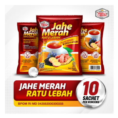 

Ratu Lebah Jahe Merah Plus Madu dan Gula Aren 1 Renceng [10 Sachet]