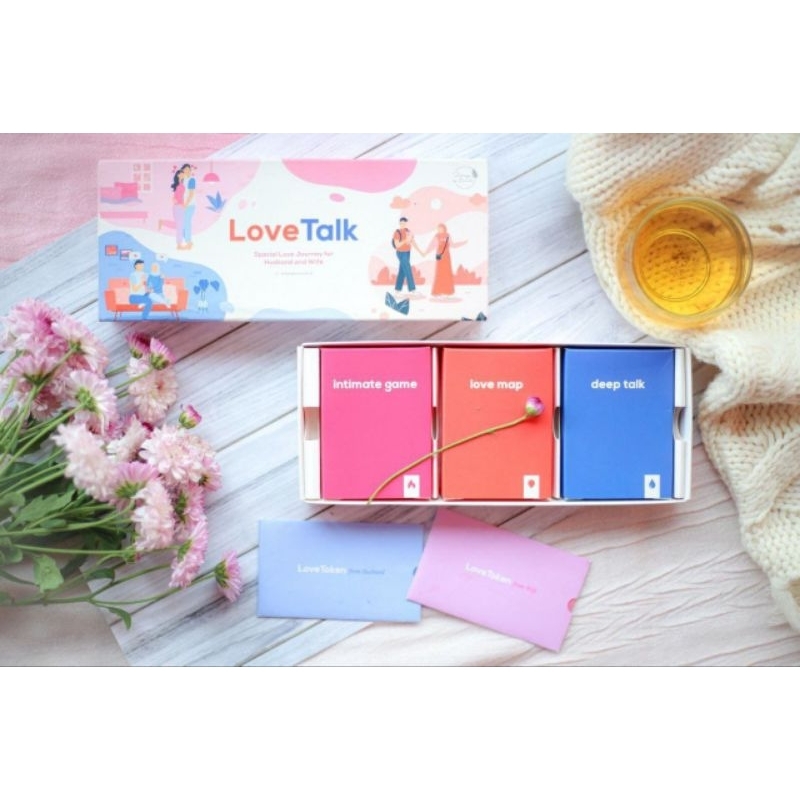 TERMURAH Kartu Love Talk SAFT  Deep Talk, Love Map, Intimate Game, Kartu Permainan Suami Istri Pasut