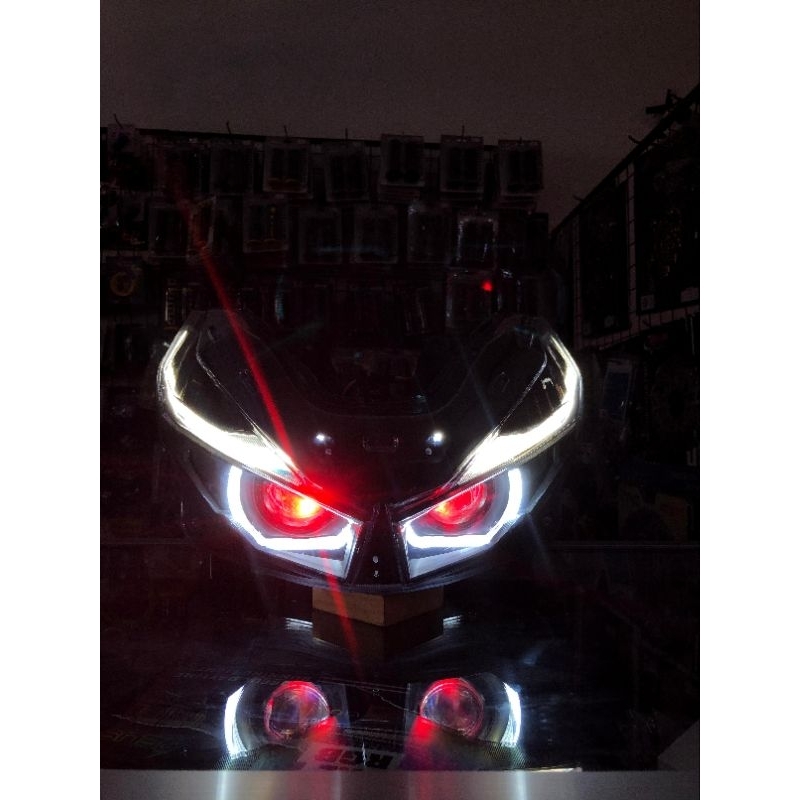 BILED VARIO 125/150 LED OLD FULL SET REFLEKTOR CUSTOM BILLED ICC WAR-01 2,5 INCH 55 WATT