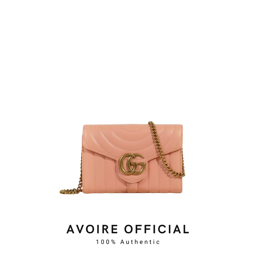 Marmont Matelasse Mini Bag in Pink