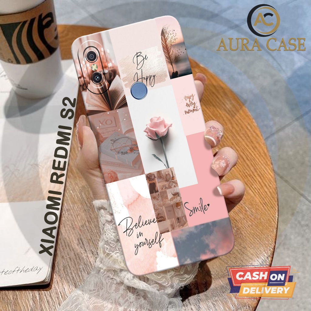AURA CASE - Softcase XIAOMI REDMI S2 - AESTHETIK Case - Case XIAOMI REDMI S2 - Casing Hp XIAOMI REDM