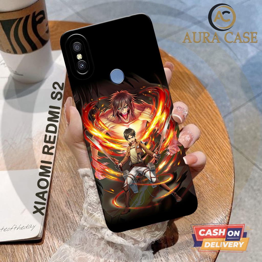 AURA CASE - Softcase XIAOMI REDMI S2 - ANIME Case - Case XIAOMI REDMI S2 - Casing Hp XIAOMI REDMI S2
