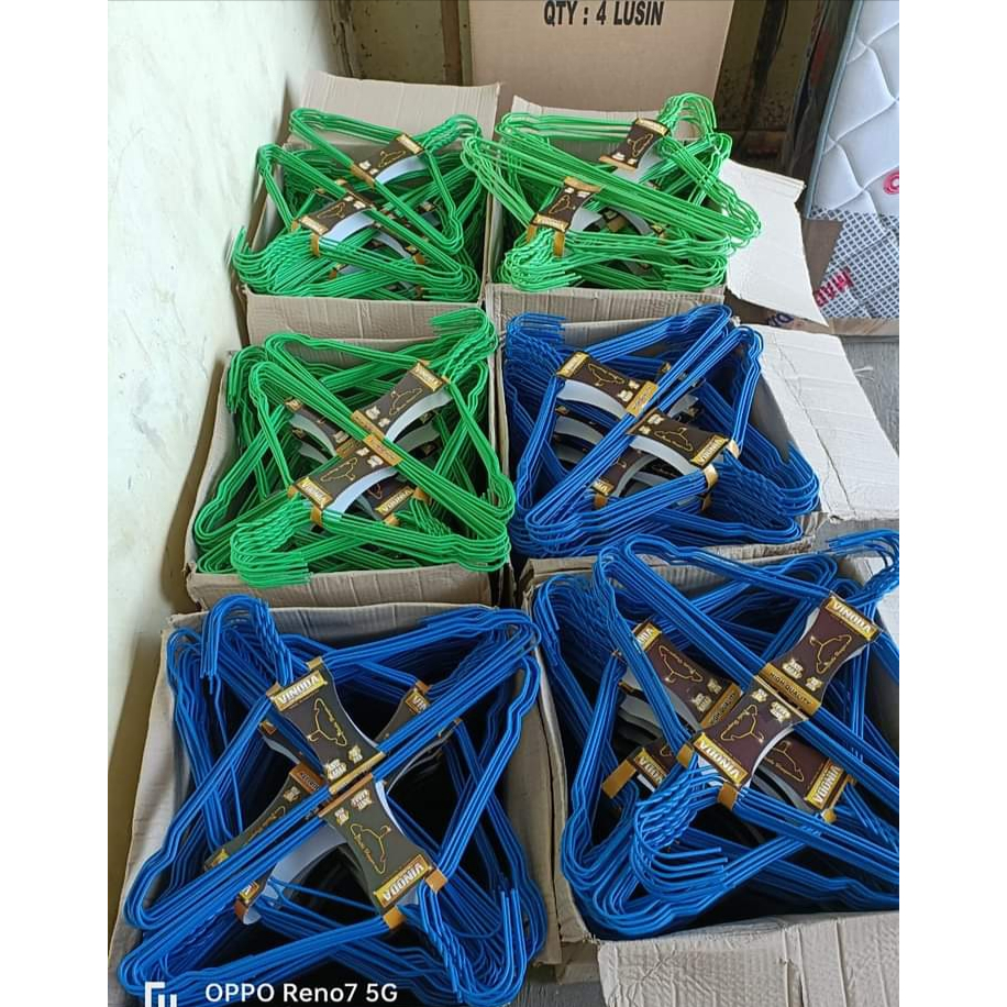 hanger pakaian vinoda hanger warna 10 pcs